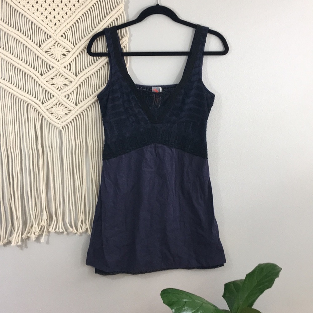 Free People fitted lace detail dress size 4